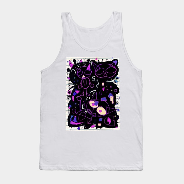 NIght In The Woods Shapes Tank Top by katmargoli